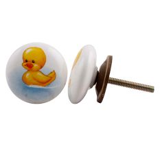 Cute Baby Duck Flat Cabinet Knob